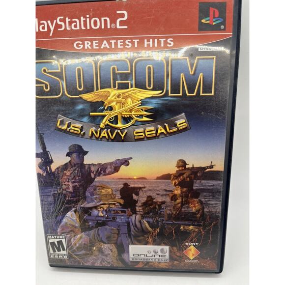 SOCOM: U.S. Navy SEALs Greatest Hits (Sony PlayStation 2, 2003) PS2 Tested - Picture 2 of 9